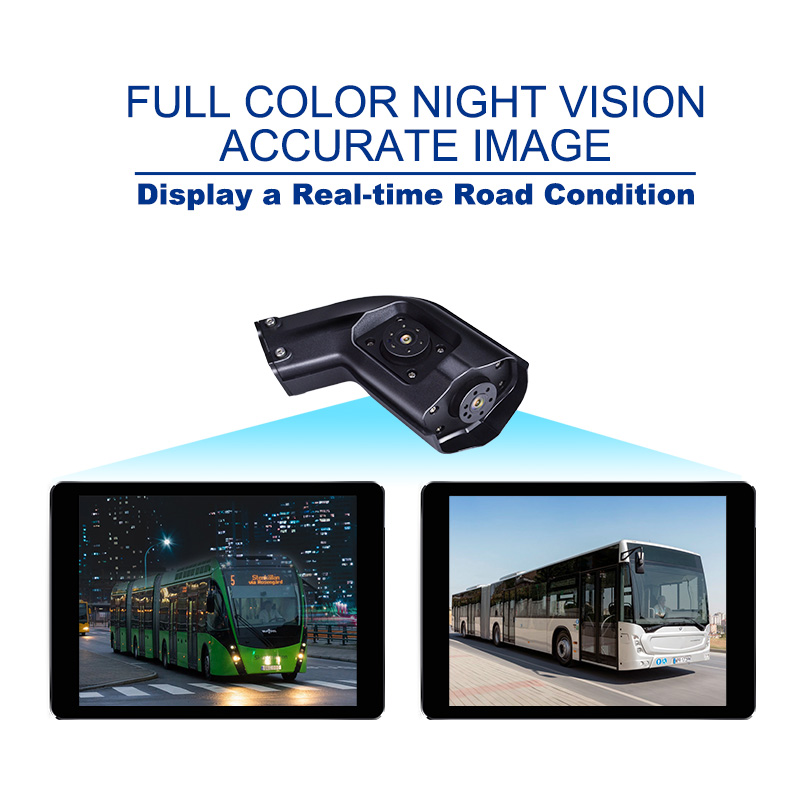 Anti-glare IPS mirror display clear under headlights and low sun