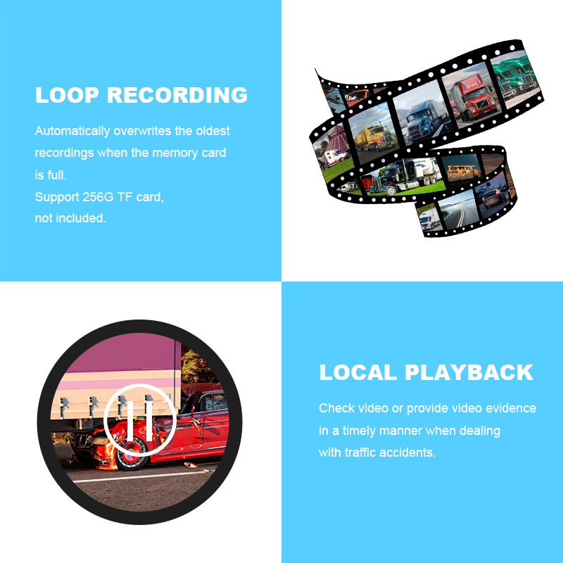 Quad split screen showing four camera angles at once