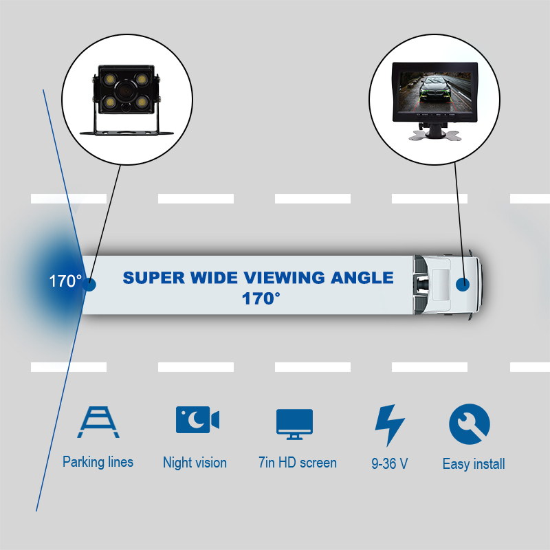 Monitor switching to the rear camera on reverse