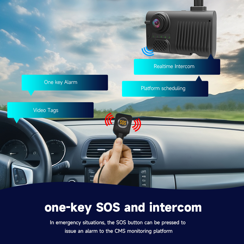 4G live streaming and GPS tracking to a fleet platform