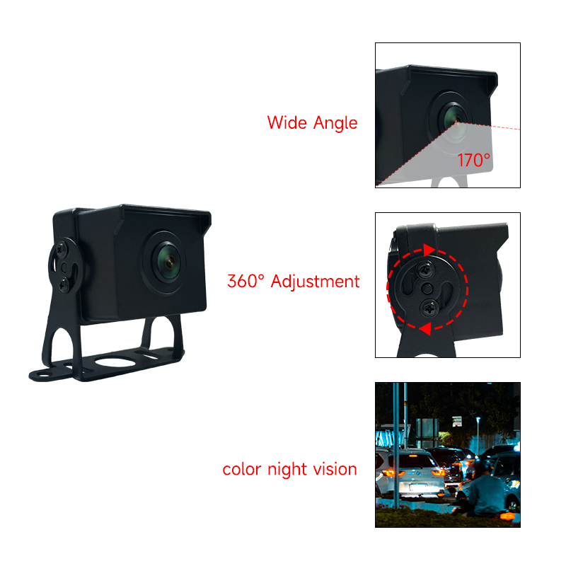 Radar and camera unit mounted on a truck bumper