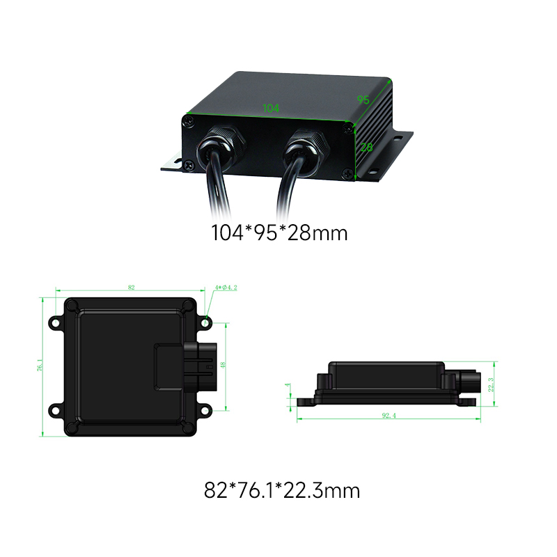 Rugged IP67 radar and IP65 control box for harsh duty