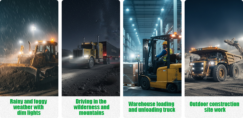 AI BSD system with area warning lights feature overview
