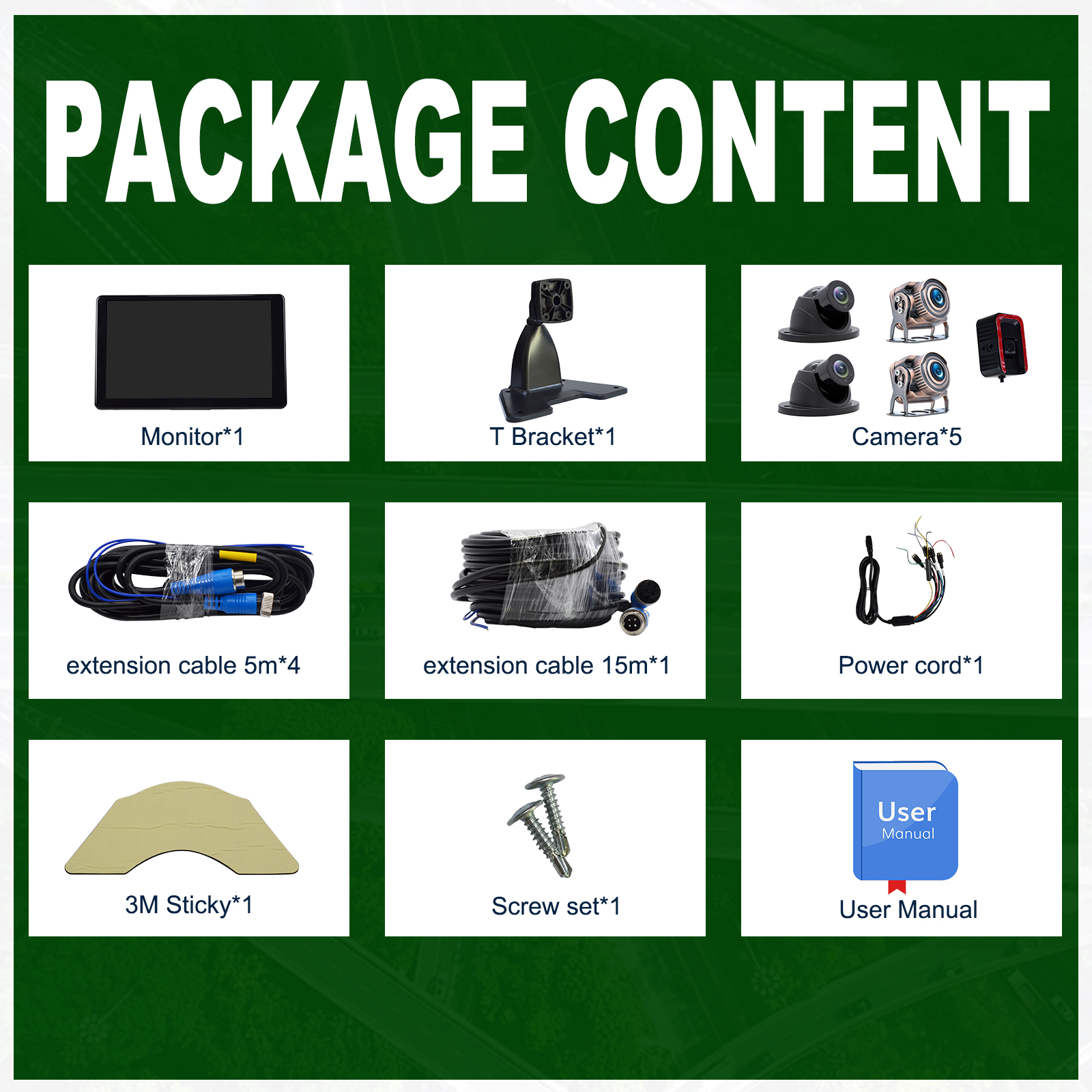 5-channel monitor system feature overview