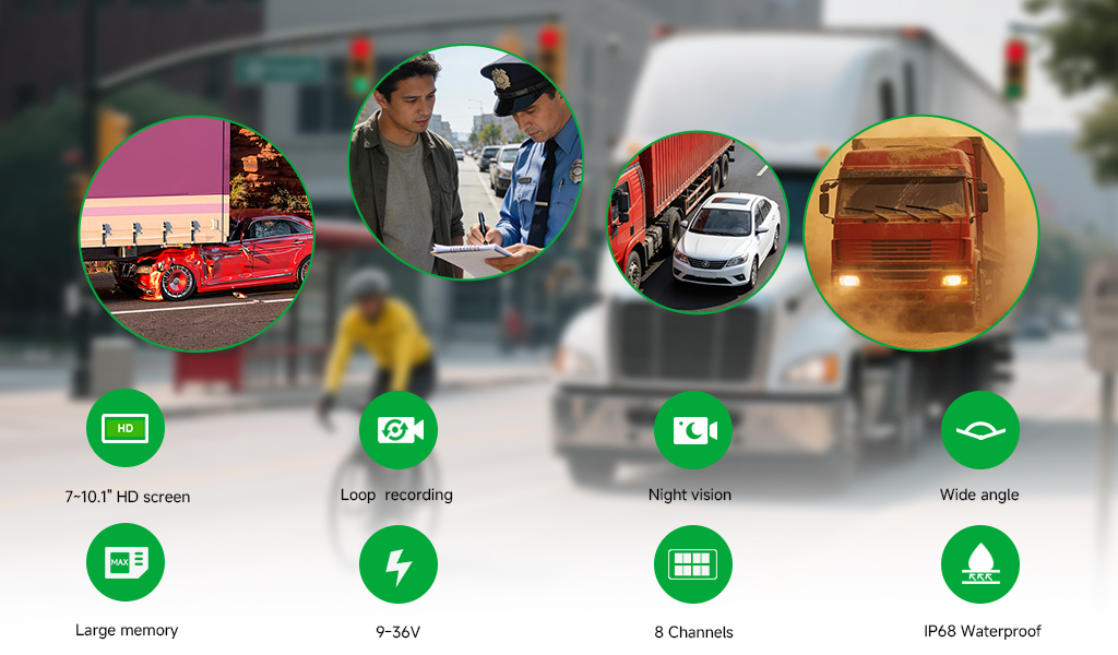 8-channel HDD mobile DVR feature overview