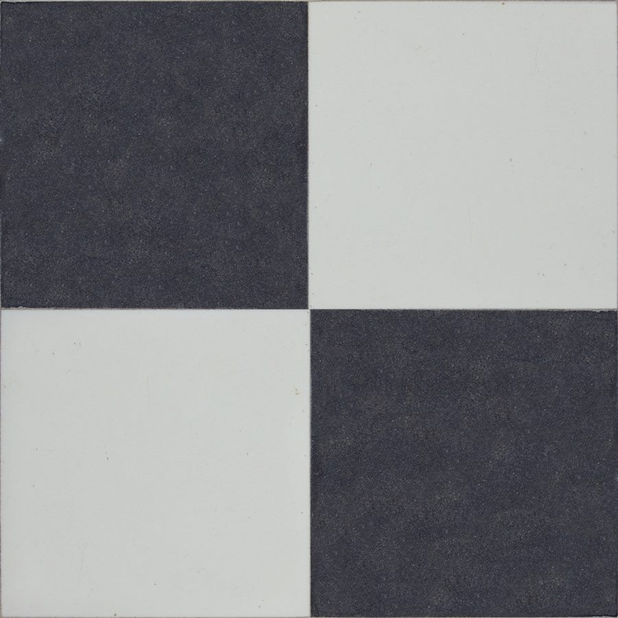 Black and white squares of known size in a grid