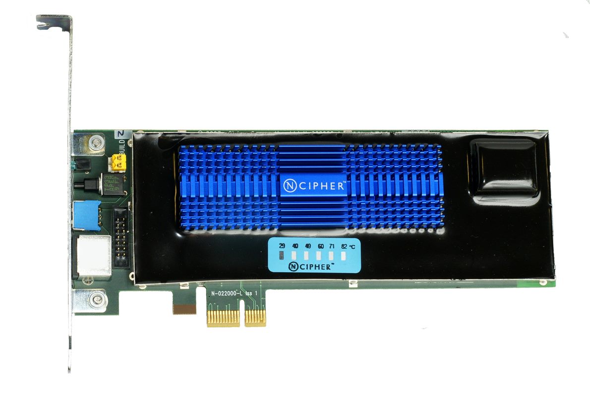 A PCIe hardware security module card