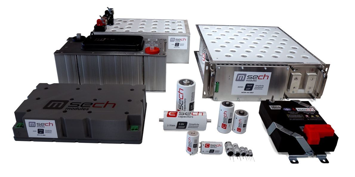 Supercapacitor cells and modules of several sizes